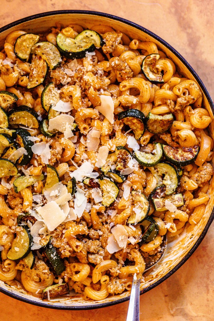 Creamy Italian Sausage Pasta with Zucchini