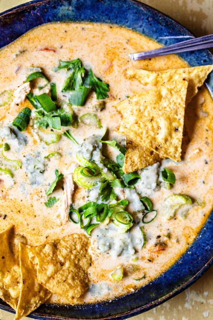 Easy Buffalo Chicken Soup