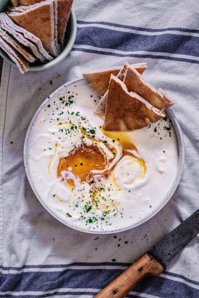 Whipped feta with Hot Honey